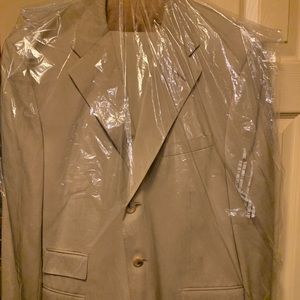 Like new Ralph Lauren mens suit - beige, ~42x36 long